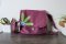 Medium Faithgirlz Grape Messenger Bag Bible Cover