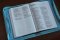 Large Inspiration New Creation  Aqua Canvas Bible Cover