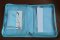 Large Inspiration New Creation  Aqua Canvas Bible Cover