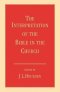 The Interpretation of the Bible in the Church
