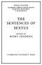 The Sentences of Sextus