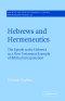 Hebrews And Hermeneutics