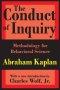 The Conduct of Inquiry: Methodology for Behavioural Science