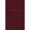 NKJV Pew Bible, Burgundy, Hardcover, Red Letter, Comfort Print, Charts, Maps
