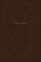 NKJV, Reference Bible, Classic Verse-by-Verse, Center-Column, Leathersoft, Brown, Red Letter, Comfort Print