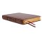NKJV, Thinline Reference Bible, Leathersoft, Brown, Red Letter, Comfort Print