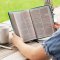 NKJV, Thinline Bible, Verse Art Cover Collection, Leathersoft, Teal, Red Letter, Thumb Indexed, Comfort Print