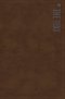 The TEXT Bible: Uncover the message between God, humanity, and you (NET, Brown Leathersoft, Comfort Print)