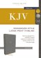 KJV Holy Bible: Paragraph-style Large Print Thinline with 43,000 Cross References, Gray Hardcover, Red Letter, Comfort Print: King James Version