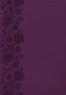 KJV Holy Bible: Large Print Single-Column with 43,000 End-of-Verse Cross References, Purple Leathersoft, Personal Size, Red Letter, (Thumb Indexed): King James Version