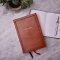 NKJV, Wide-Margin Reference Bible, Sovereign Collection, Leathersoft, Brown, Red Letter, Comfort Print