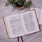 NKJV, Wide-Margin Reference Bible, Sovereign Collection, Leathersoft, Brown, Red Letter, Comfort Print