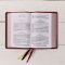 KJV Holy Bible: Large Print Single-Column with 43,000 End-of-Verse Cross References, Red Goatskin Leather, Premier Collection, Personal Size, Red Letter: King James Version