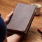NKJV, Interleaved Bible, Journal Edition, Genuine Leather, Brown, Red Letter, Comfort Print