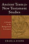 Ancient Texts for New Testament Studies Paperback