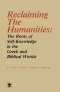 Reclaiming the Humanities