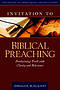 Invitation to Biblical Preaching