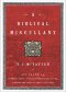 Biblical Miscellany