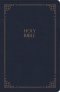 KJV Large Print Personal Size Reference Bible, Navy Leathertouch