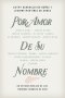 Por amor de Su nombre