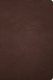 CSB Large Print Thinline Bible, Holman Handcrafted Collection, Brown Premium Goatskin