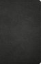 CSB Large Print Personal Size Reference Bible, Black Genuine Leather