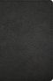KJV Thinline Bible, Black Genuine Leather