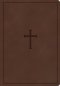 CSB Super Giant Print Reference Bible, Brown LeatherTouch, Indexed