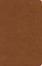 CSB Single-Column Personal Size Bible, Saddle Genuine Leather