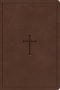 CSB Giant Print Reference Bible, Brown LeatherTouch