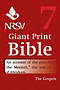 NRSV Giant Print Bible Volume 7. Gospels
