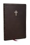 NKJV Holy Bible, Ultra Thinline, Black Leathersoft, Red Letter, Comfort Print