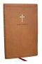 NKJV Holy Bible, Ultra Thinline, Brown Leathersoft, Red Letter, Comfort Print