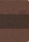 KJV Study Bible, Large Print, Leathersoft, Brown, Thumb Indexed, Red Letter: Second Edition (Nelson KJV Signature)