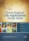 KJV Chronological Life Application Study Bible (Hardcover), Introductions, Timeline, Full Colour Maps, Concordance,