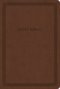 CSB Large Print Thinline Bible, Value Edition, Brown LeatherTouch