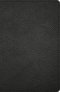 KJV Personal Size Giant Print Bible, Black Genuine Leather