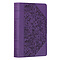 Two-tone Purple Floral Faux Leather Giant Print Standard-size King James Version Bible