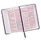 Two-tone Purple Floral Faux Leather Giant Print Standard-size King James Version Bible