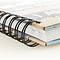 Journal Wirebound Cream/Blue Coastal Be Still Ps. 46:10