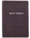 KJV Bible Giant Print Full-size Faux Leather, Espresso Brown