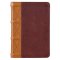 KJV Bible Compact LP Full-grain Leather, Saddle Tan/Butterscotch