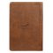 In Quietness and Trust Brown Zippered Faux Leather Daily Devotional