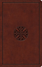 ESV Value Thinline Bible, TruTone, Brown, Mosaic Cross Design