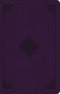 ESV Large Print Personal Size Bible, Red Letter (TruTone, Lavender, Ornament Design)