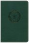CSB Military Bible, Green Leathertouch