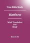 True Bible Study - Matthew