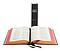NIV Lectern Bible, Black, Persian Morocco Leather, British Text, Bevelled Boards, Gilt Edges, Leather Joints, Gold Roll, Ribbon Markers