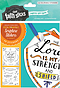 Psalm 28:7 Colorable Stickers