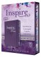 NLT Inspire Praise Large Print Bible, Purple, Hard Cover, Wide-Margin, Colouring & Journaling Pages